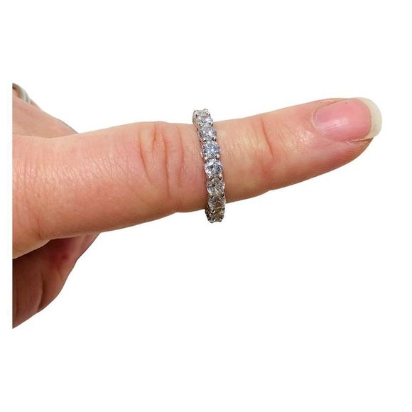 CELEBRITY "Kate" Ring Swarovski Zirconia - Picture 4 of 6